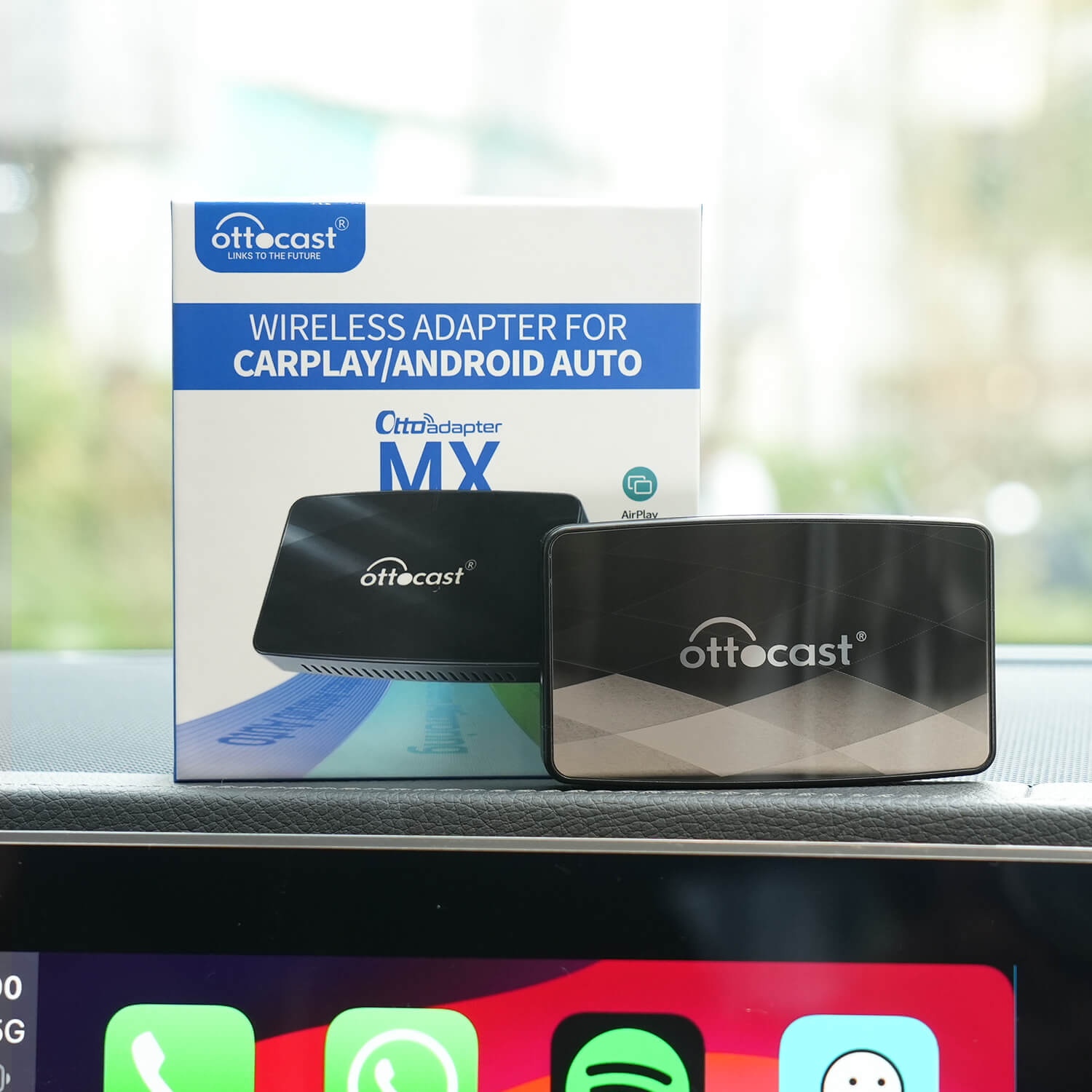 Ottoadapter MX Draadloze CarPlay/Android Auto 3-in-1-adapter