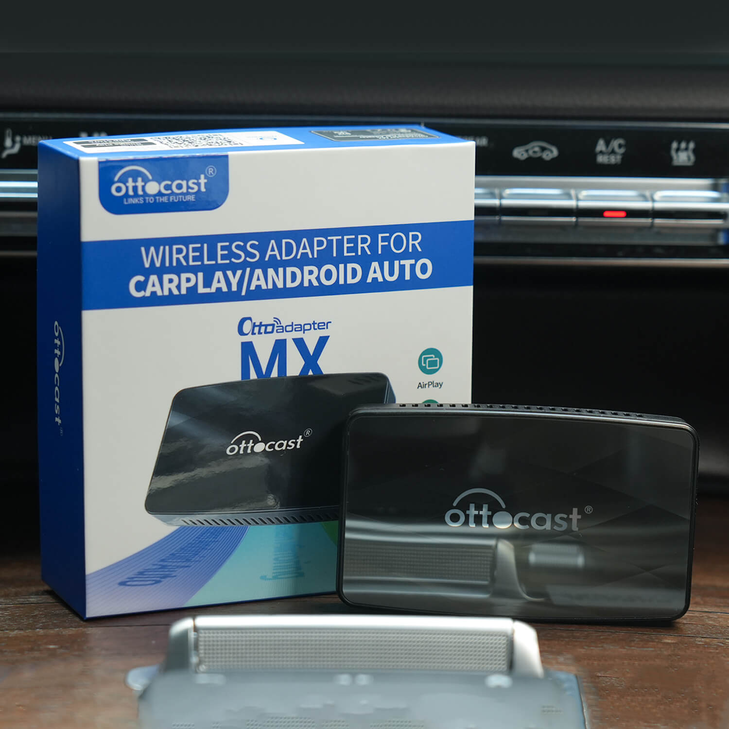 Ottoadapter MX Draadloze CarPlay/Android Auto 3-in-1-adapter