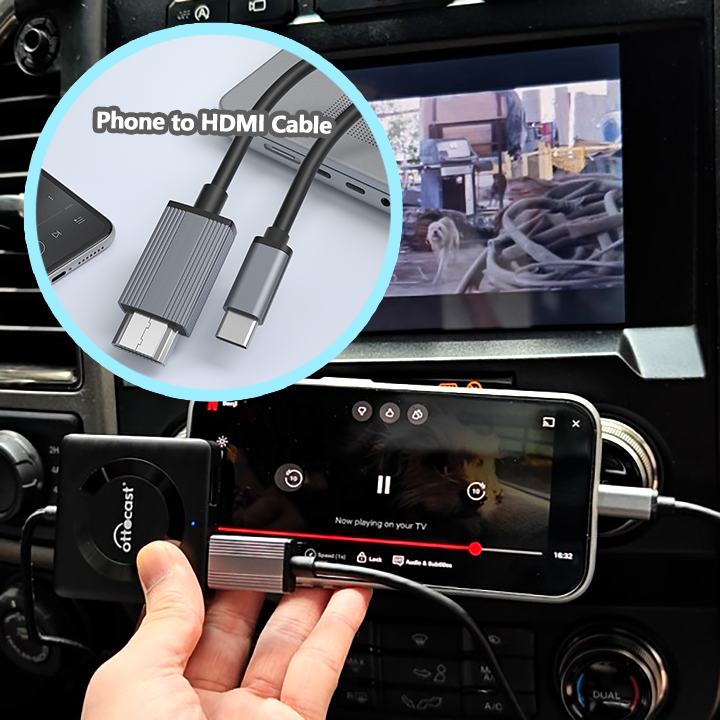 Car TV Mate - a HDMI Multimedia & Wireless CarPlay Adapter