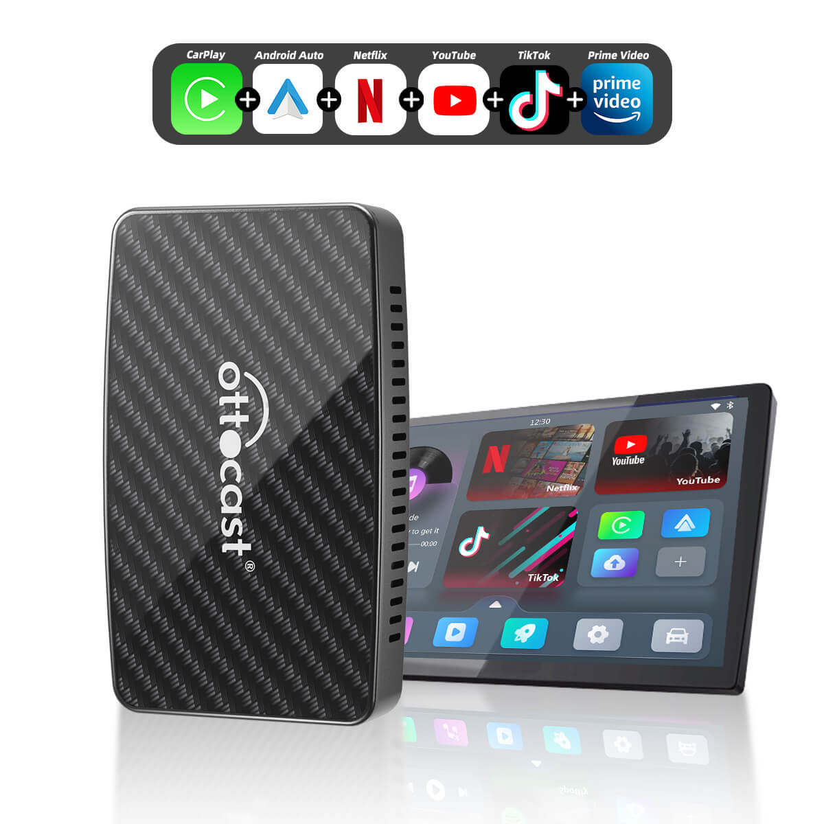 Adattatore tutto in uno Play2Video Pro Wireless CarPlay/Android Auto