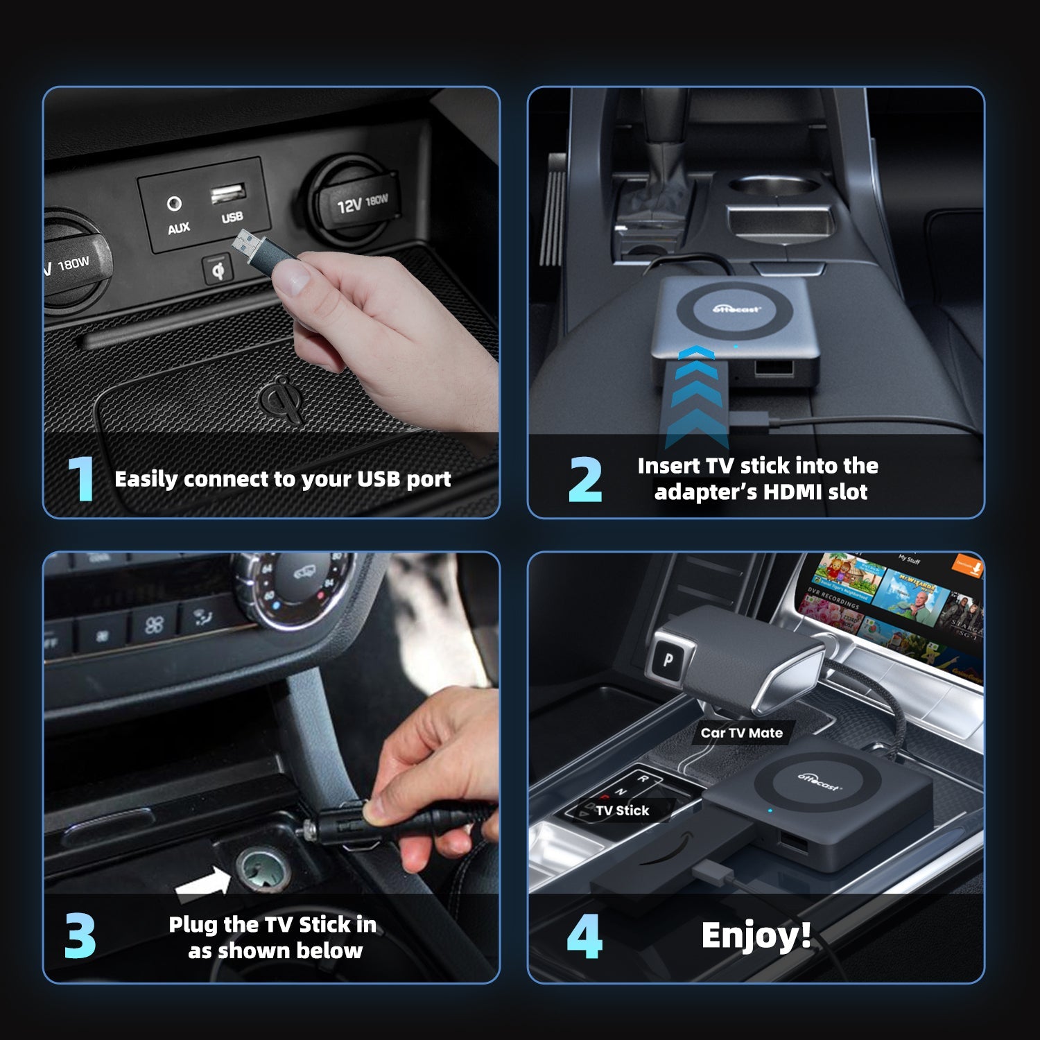 Car TV Mate -  a HDMI Multimedia & Wireless CarPlay Adapter